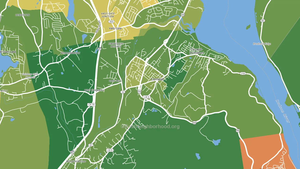 12518, NY block-group voter-turnout map