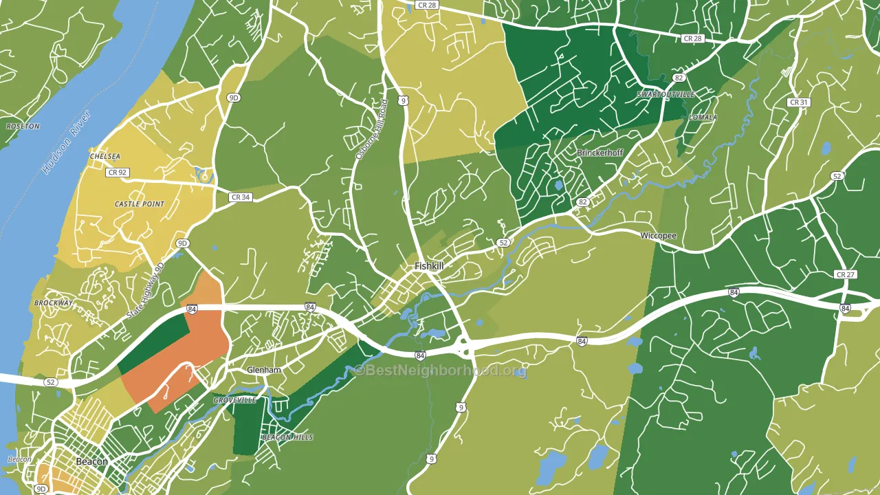 12524, NY block-group voter-turnout map
