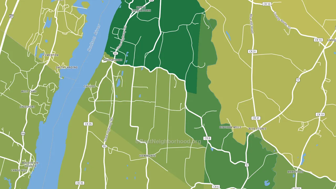 12526, NY block-group voter-turnout map