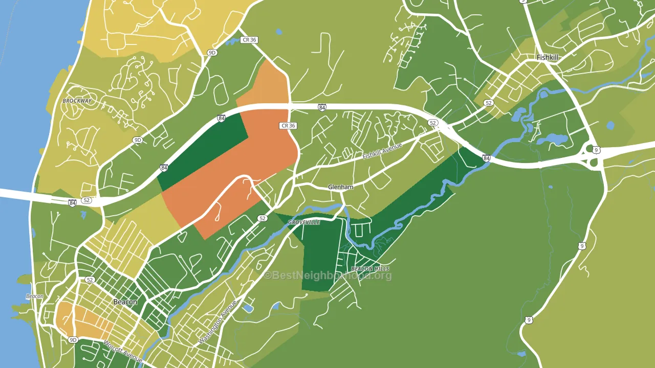 12527, NY block-group voter-turnout map