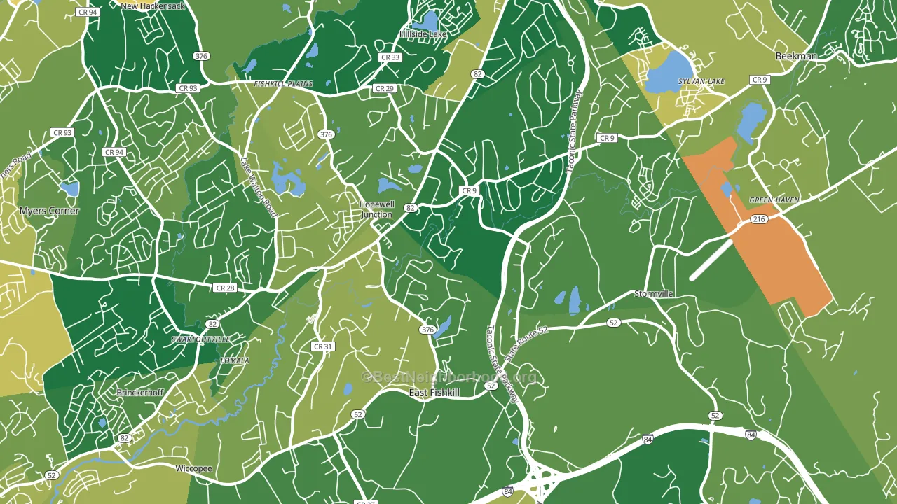 12533, NY block-group voter-turnout map