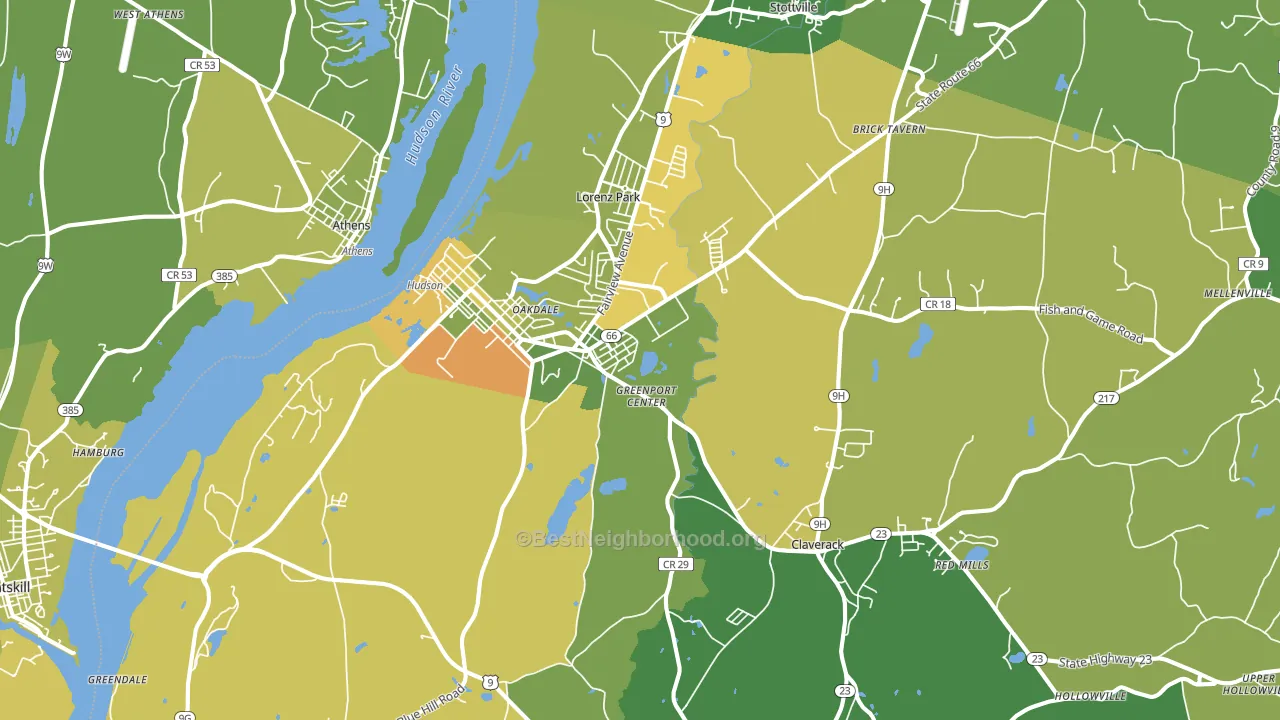 12534, NY block-group voter-turnout map