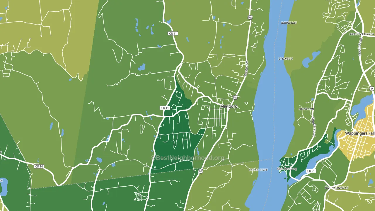 12542, NY block-group voter-turnout map
