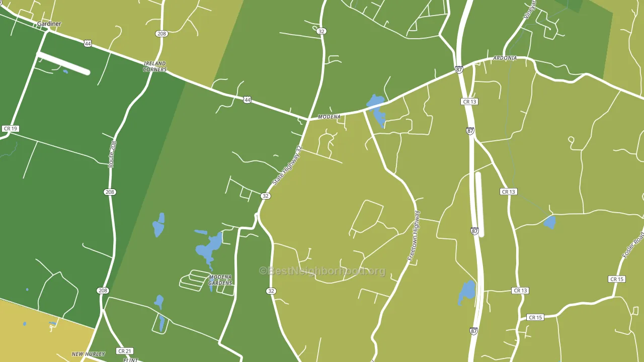 12548, NY block-group voter-turnout map