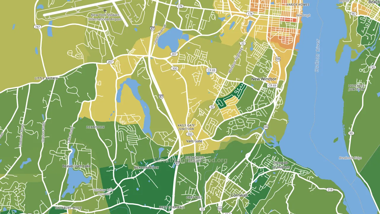 12553, NY block-group voter-turnout map
