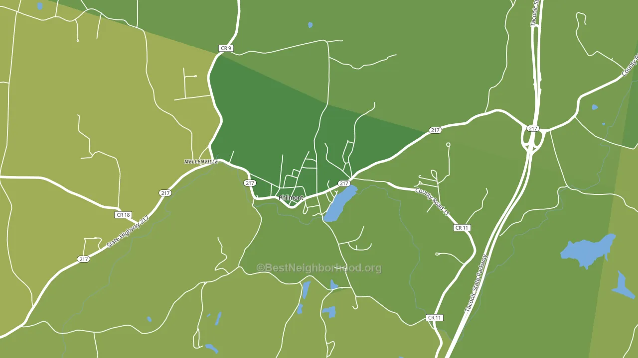12565, NY block-group voter-turnout map