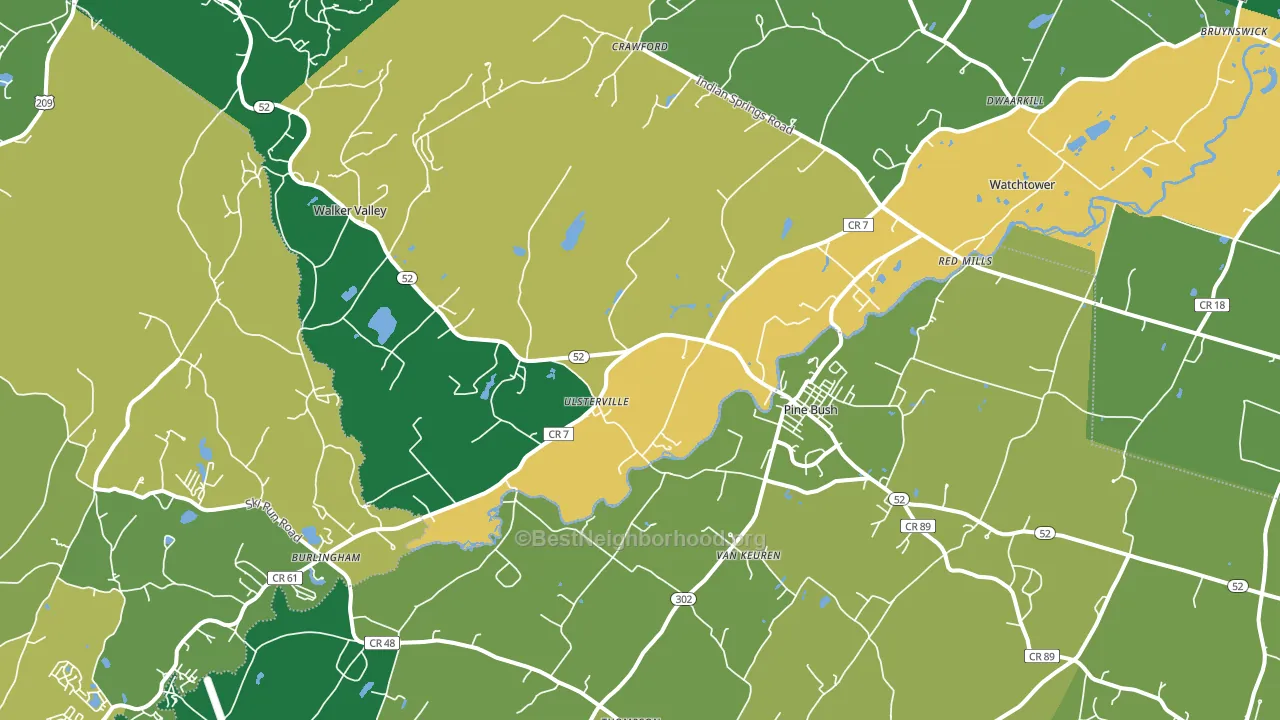 12566, NY block-group voter-turnout map