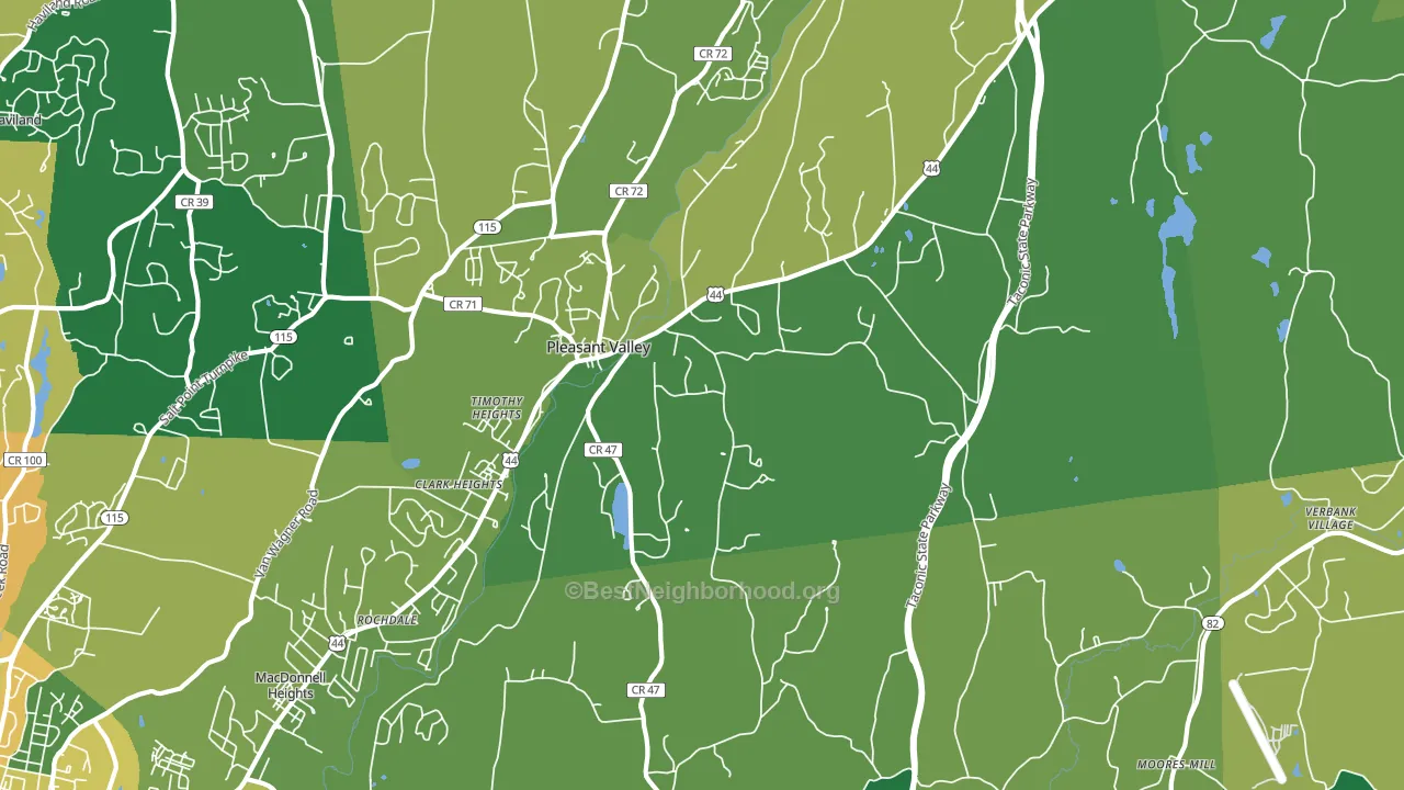 12569, NY block-group voter-turnout map