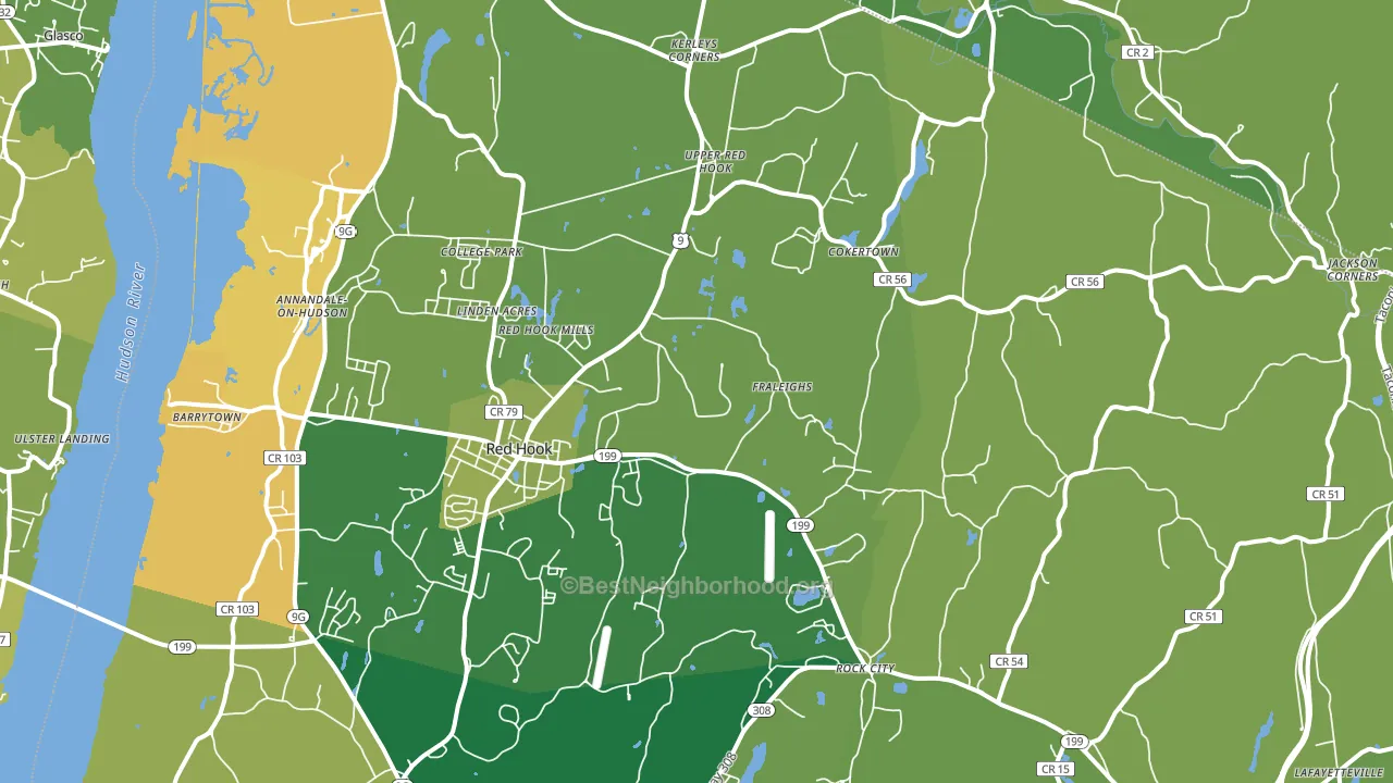 12571, NY block-group voter-turnout map