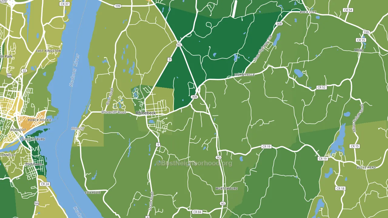 12572, NY block-group voter-turnout map