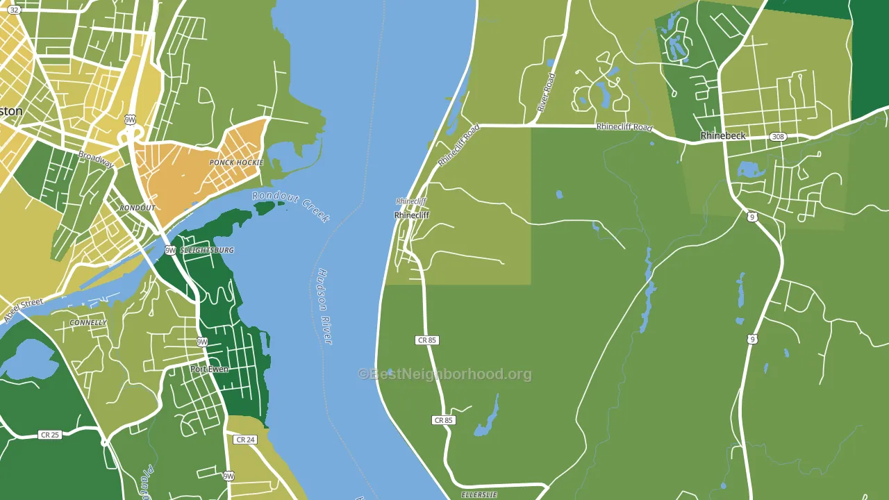 12574, NY block-group voter-turnout map