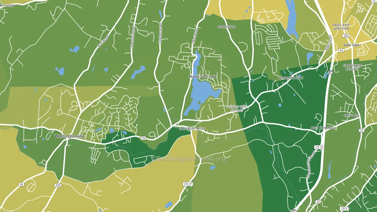 12577, NY block-group voter-turnout map