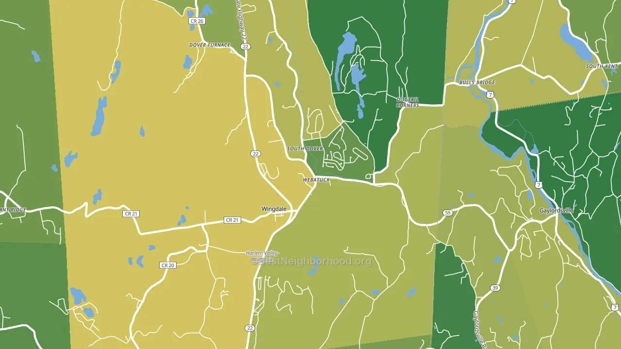 12594, NY block-group voter-turnout map