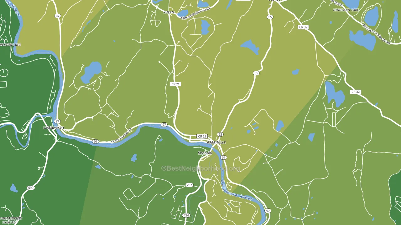 12719, NY block-group voter-turnout map