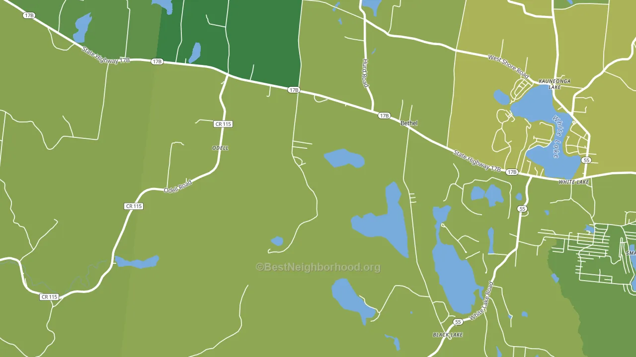 12720, NY block-group voter-turnout map