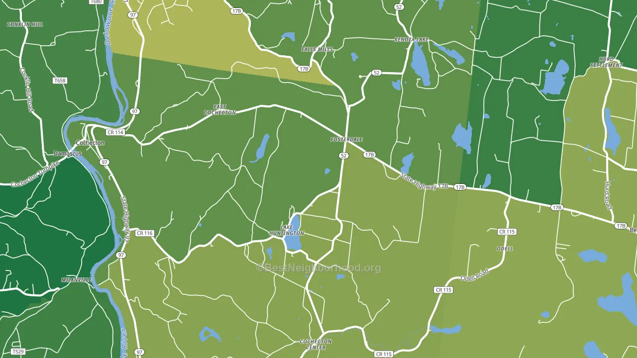 12726, NY block-group voter-turnout map