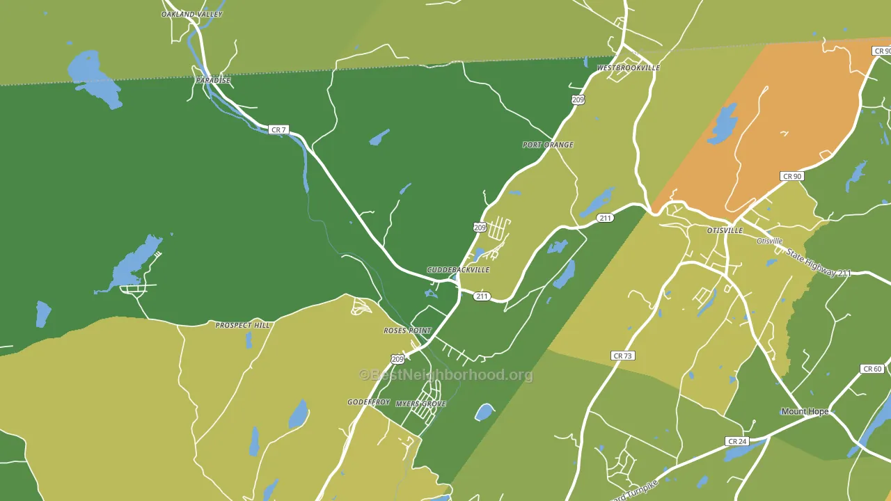 12729, NY block-group voter-turnout map