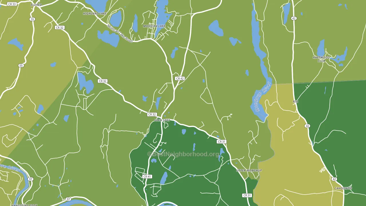 12737, NY block-group voter-turnout map