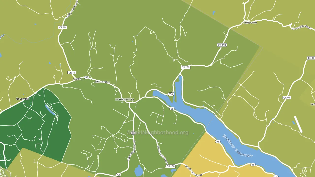 12740, NY block-group voter-turnout map