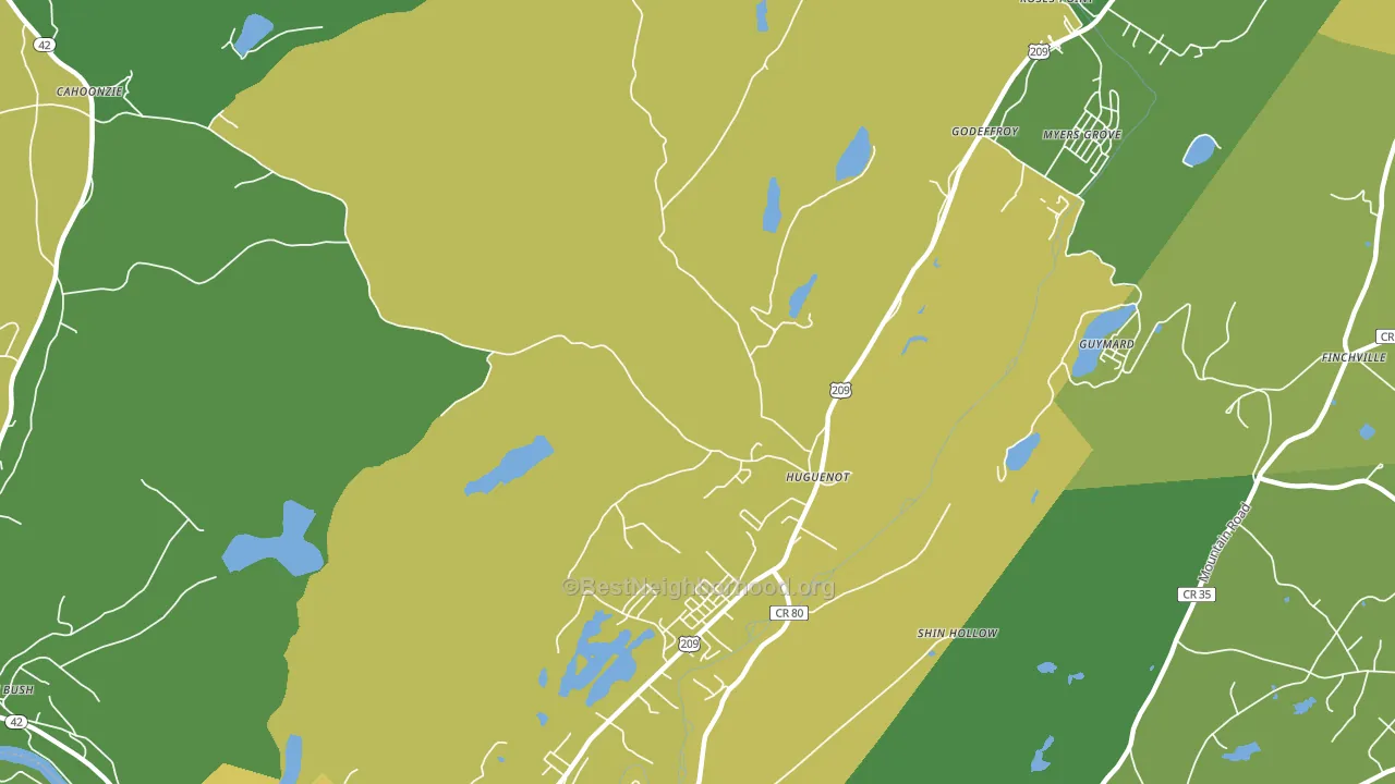 12746, NY block-group voter-turnout map