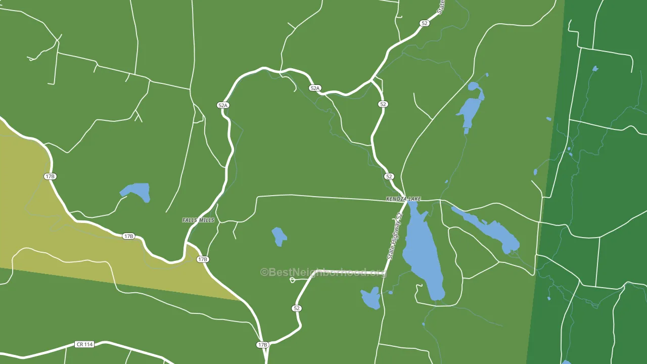 12750, NY block-group voter-turnout map