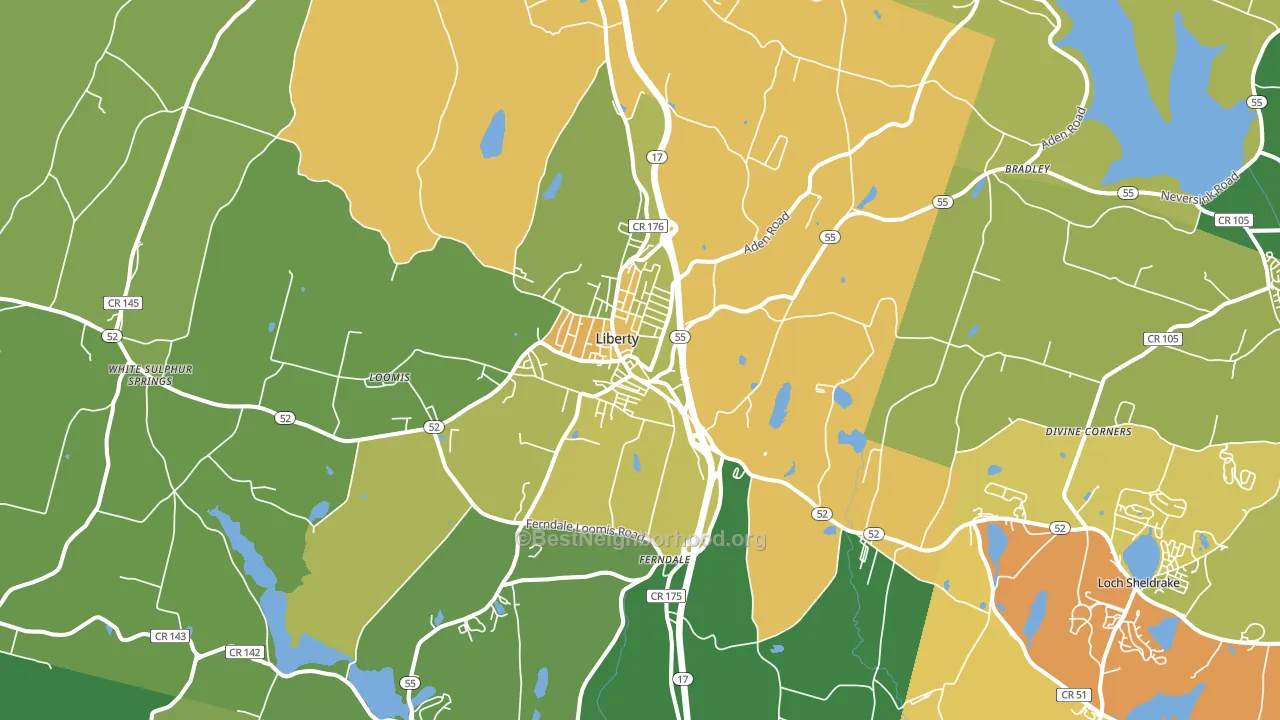 12754, NY block-group voter-turnout map
