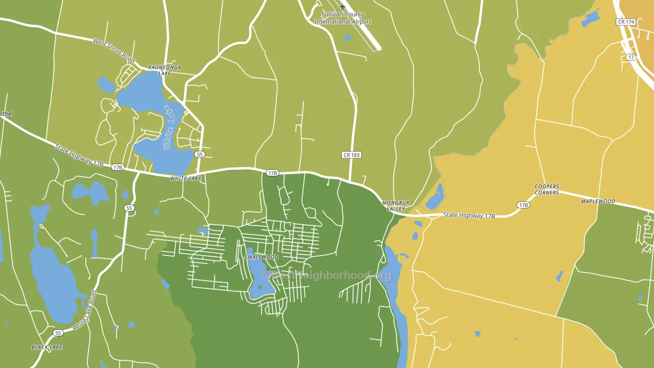 12762, NY block-group voter-turnout map
