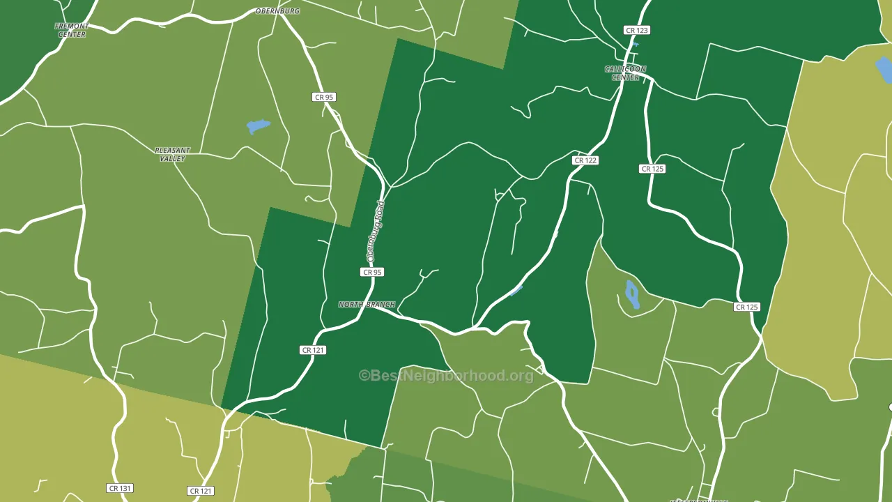 12766, NY block-group voter-turnout map