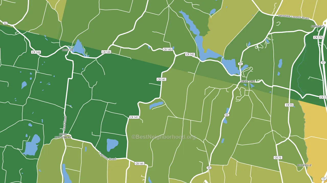 12783, NY block-group voter-turnout map