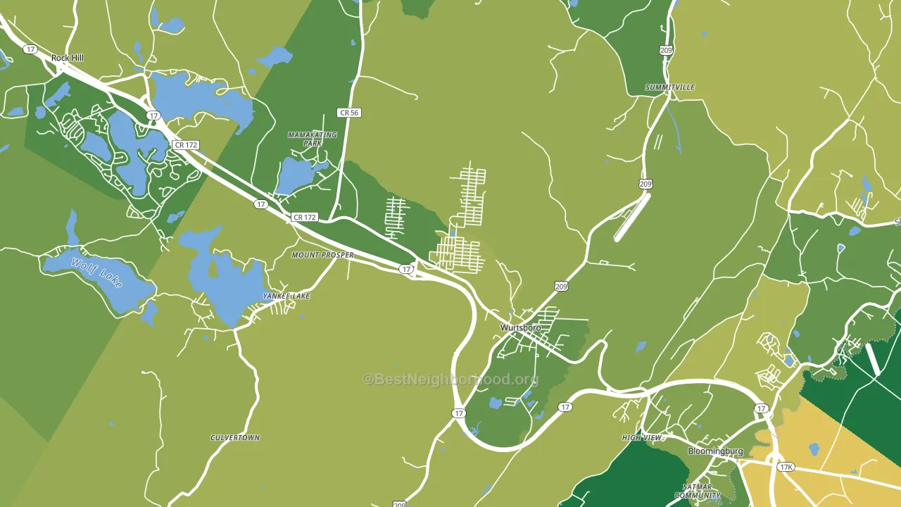 12790, NY block-group voter-turnout map