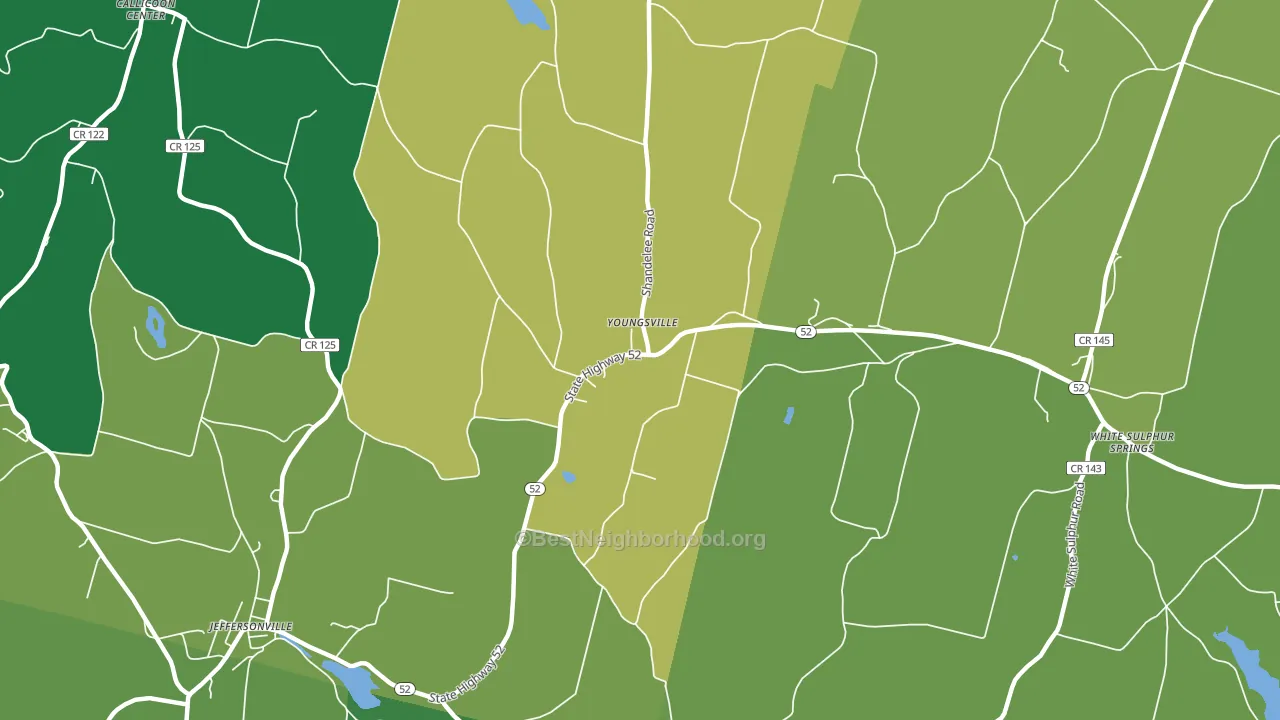 12791, NY block-group voter-turnout map