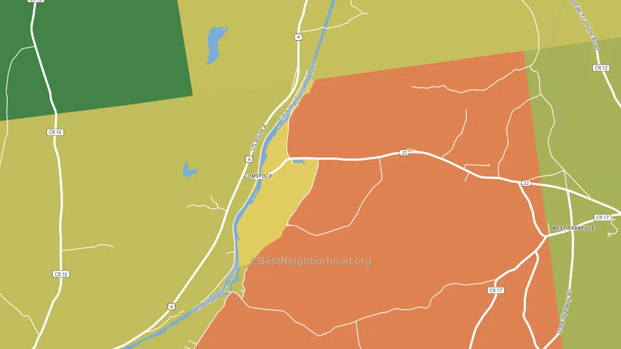 12821, NY block-group voter-turnout map