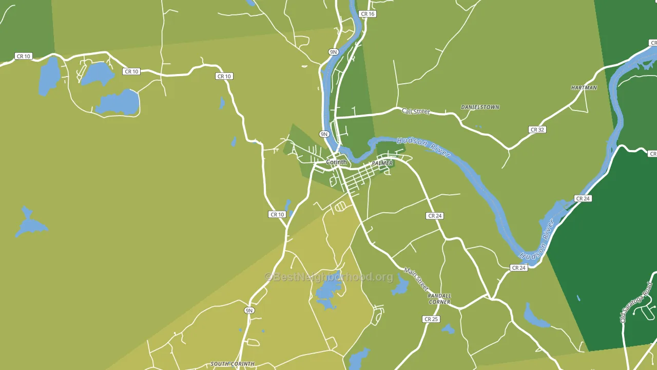 12822, NY block-group voter-turnout map