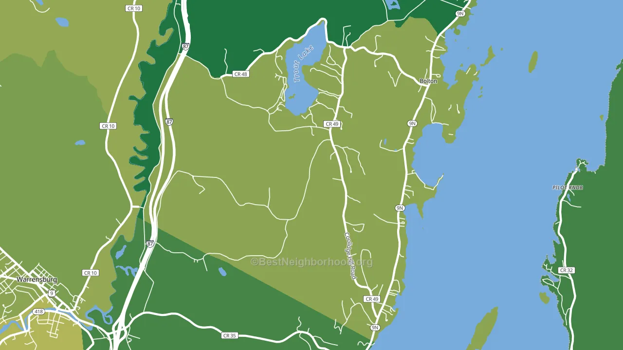 12824, NY block-group voter-turnout map