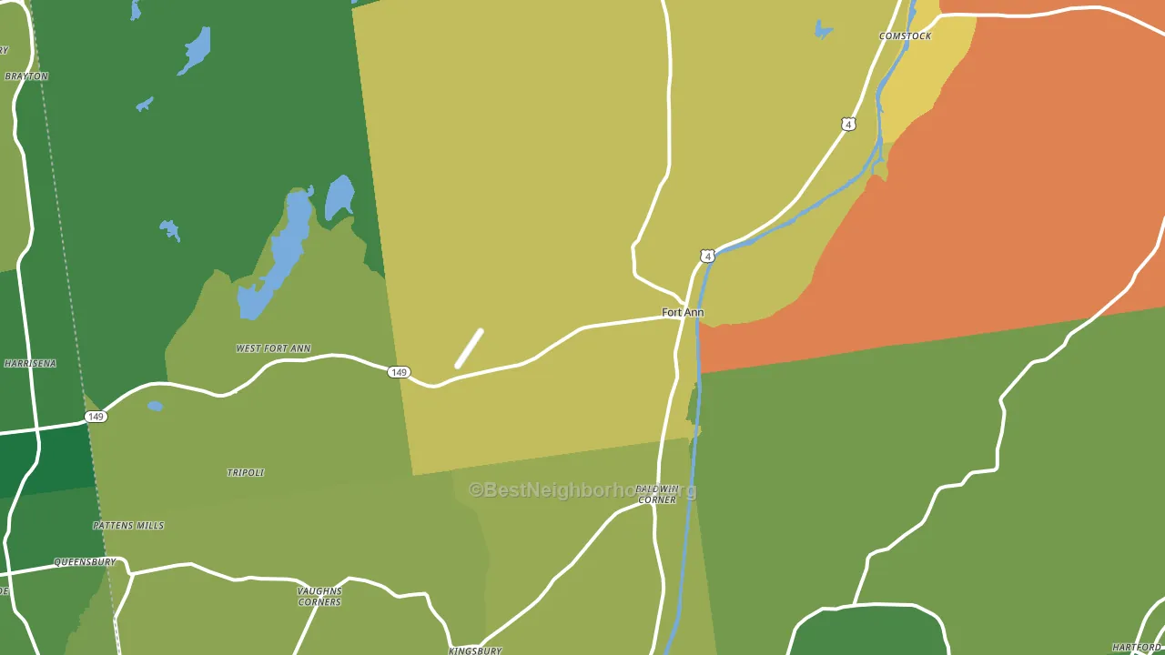 12827, NY block-group voter-turnout map