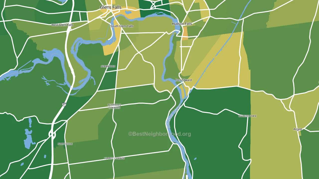 12828, NY block-group voter-turnout map