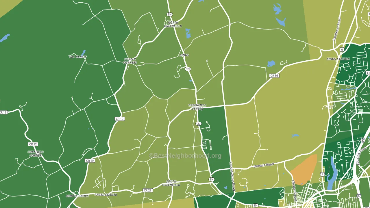 12833, NY block-group voter-turnout map