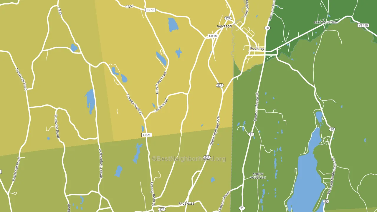 12837, NY block-group voter-turnout map