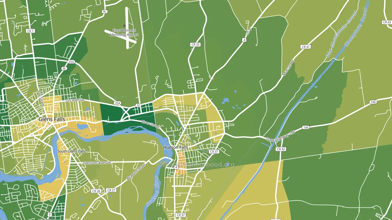 12839, NY block-group voter-turnout map