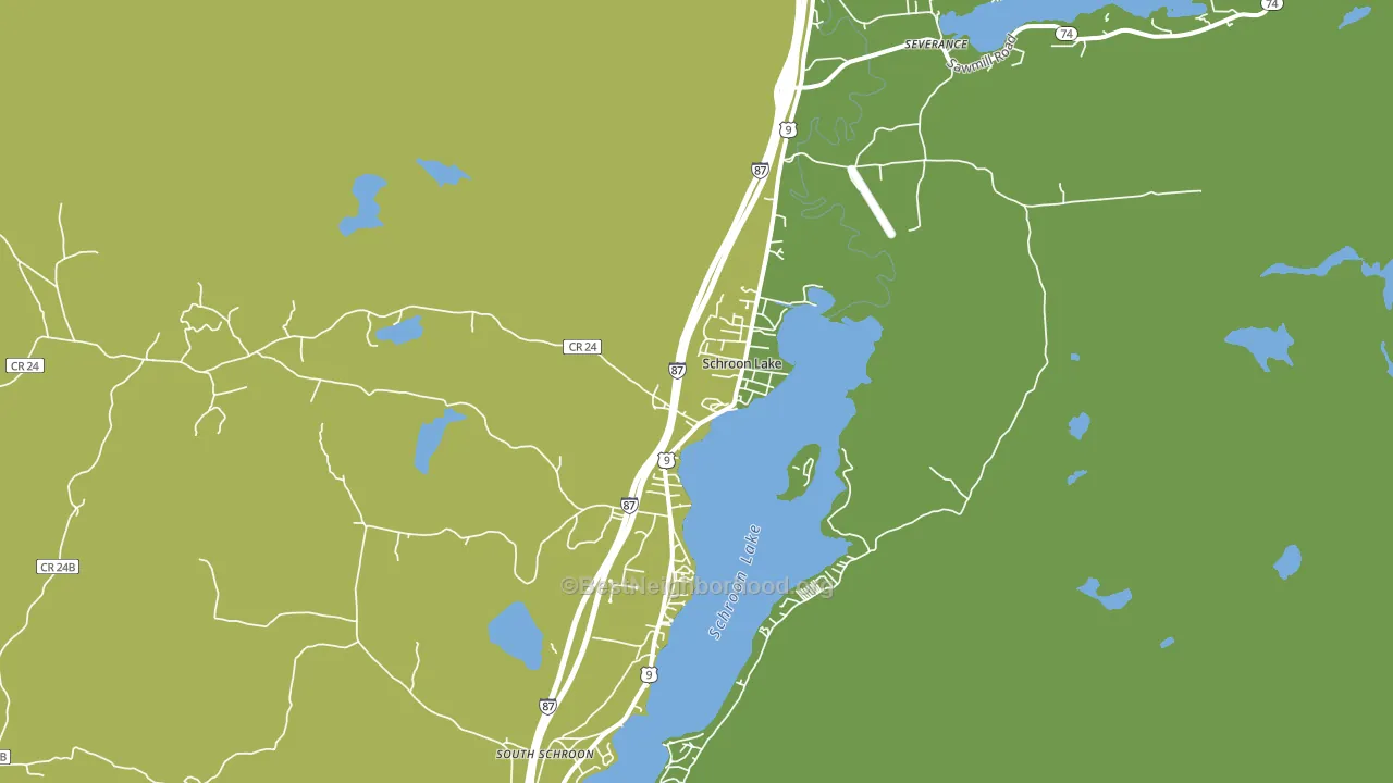 12870, NY block-group voter-turnout map