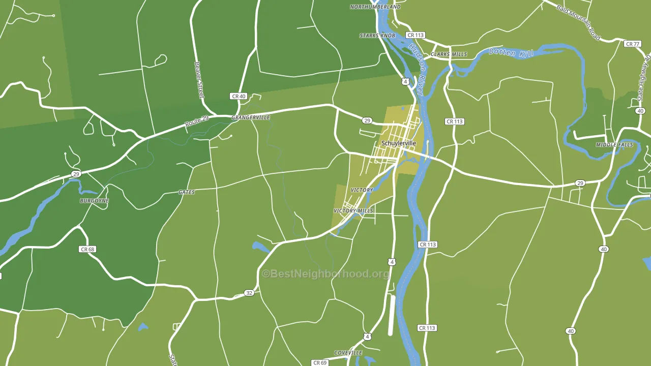 12871, NY block-group voter-turnout map