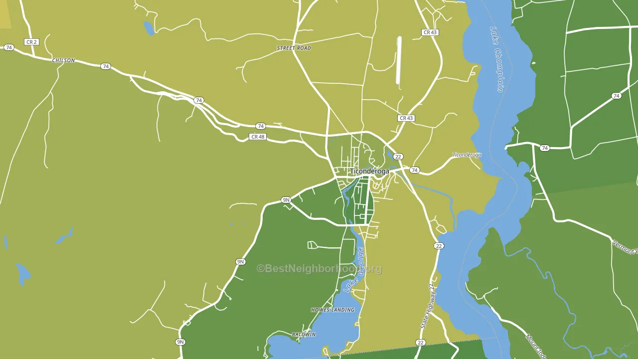 12883, NY block-group voter-turnout map