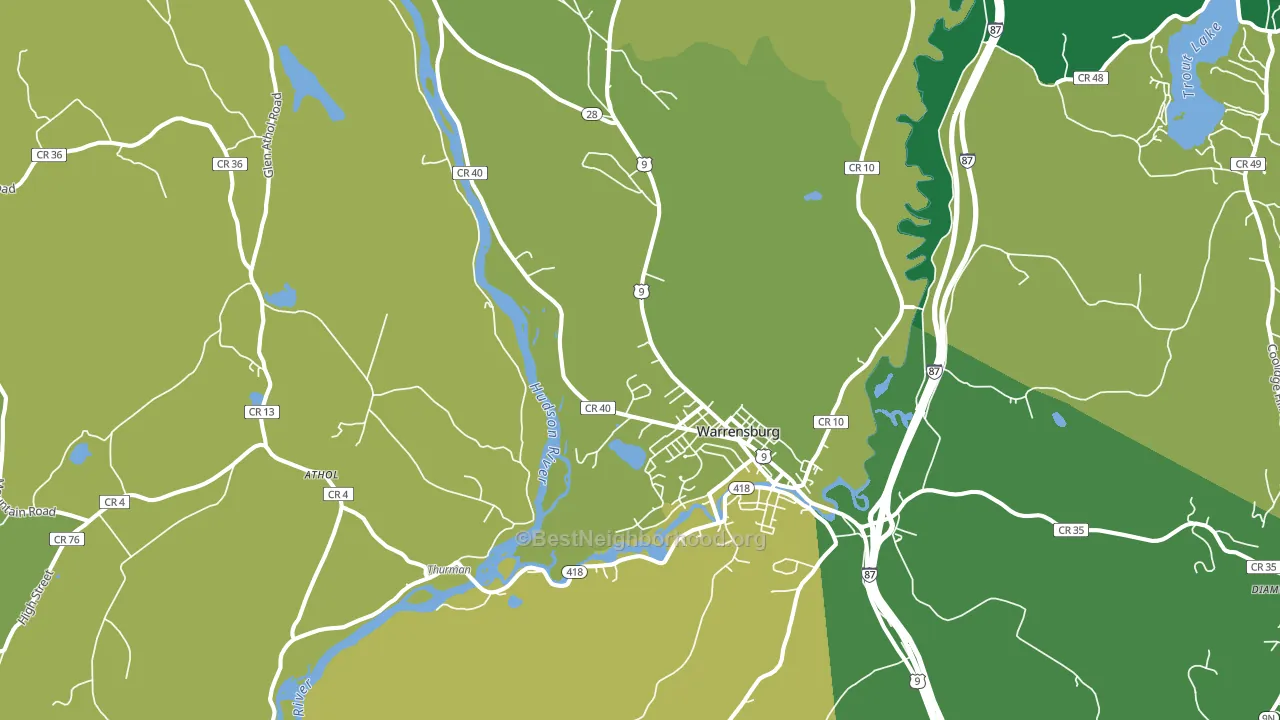 12885, NY block-group voter-turnout map