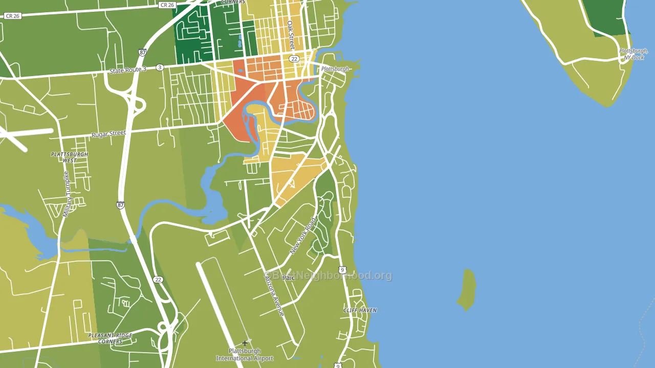 12903, NY block-group voter-turnout map