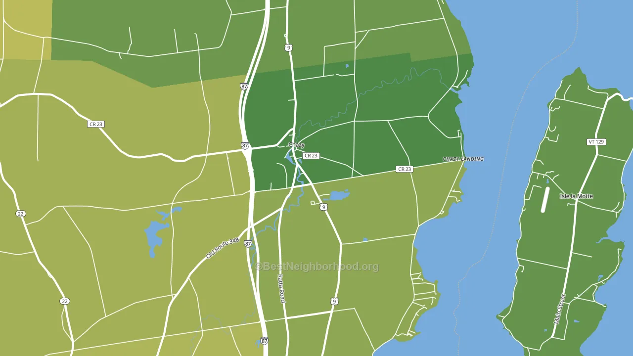 12921, NY block-group voter-turnout map