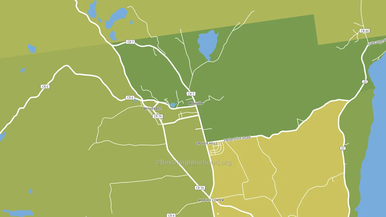 12956, NY block-group voter-turnout map