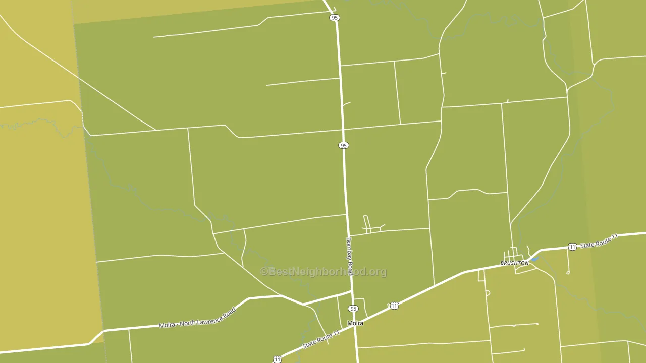 12957, NY block-group voter-turnout map