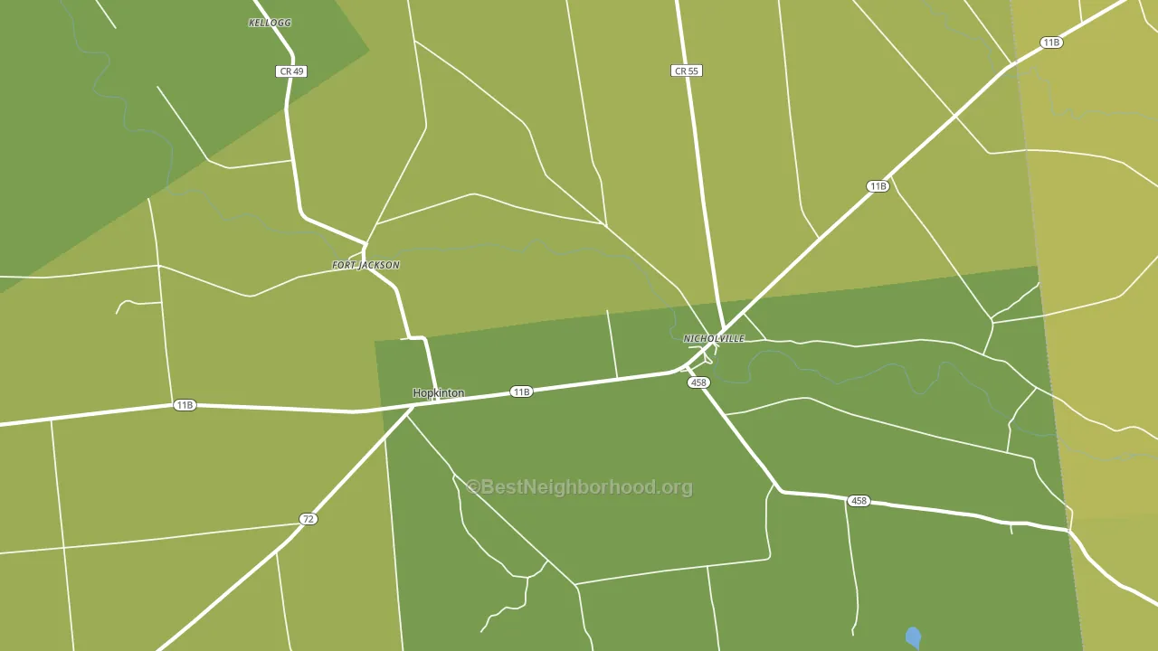 12965, NY block-group voter-turnout map
