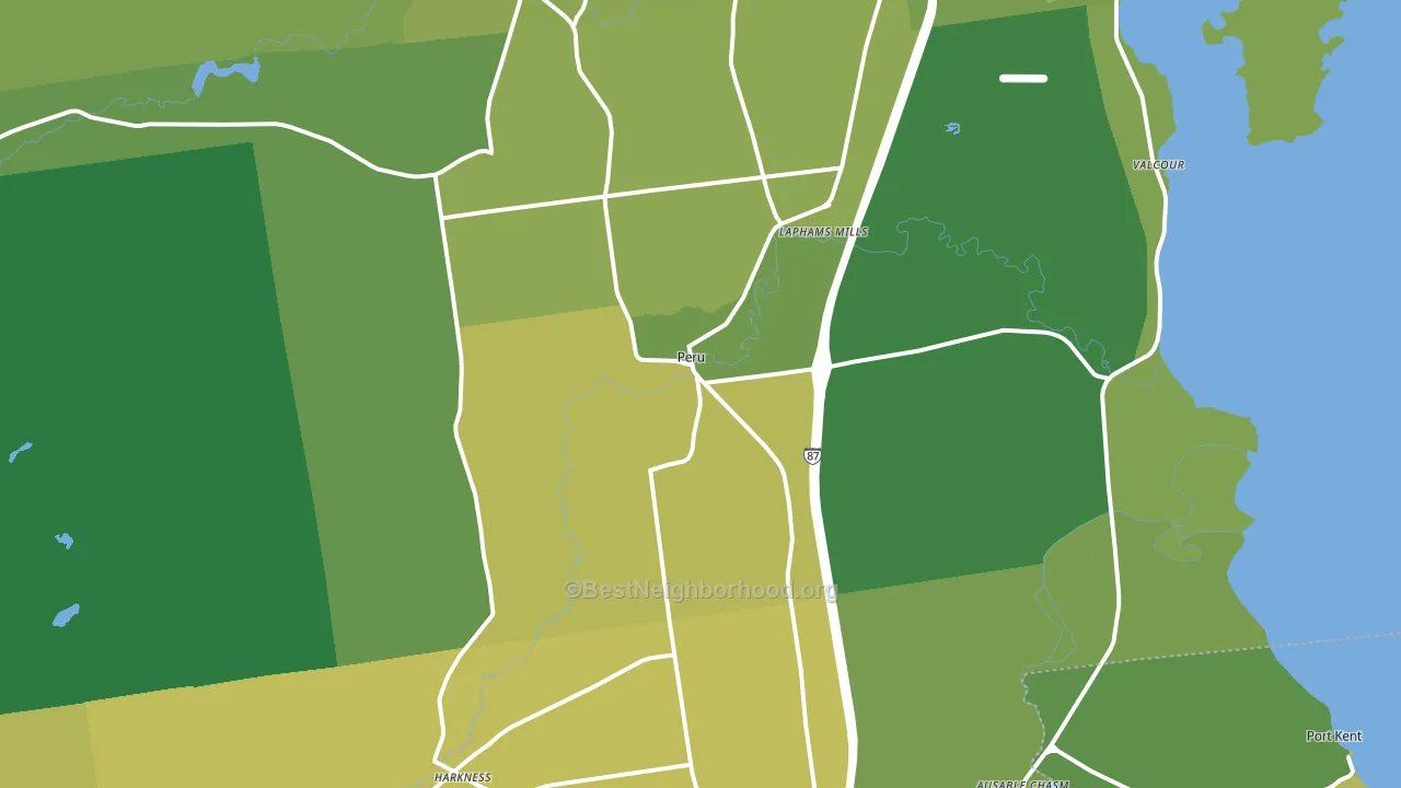 12972, NY block-group voter-turnout map