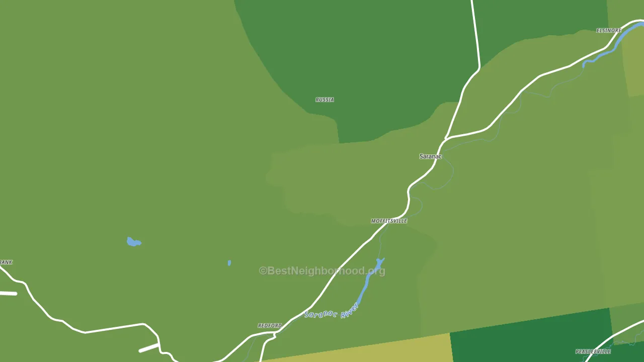 12981, NY block-group voter-turnout map